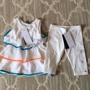 Brand new Tommy Hilfiger baby girl dress & legging